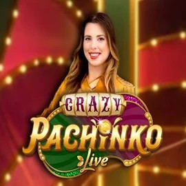 Official Live Casino logo: Crazy Pachinko by Evolution at SpinDog Casino