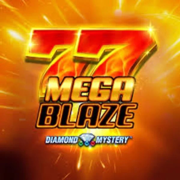 Diamond Mystery Mega Blaze slot logo by Greentube at SpinDog Casino