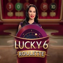Lucky 6 Roulette logo by Pragmatic Play SpinDog Casino