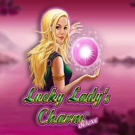 Lucky Ladys Charm Deluxe slot logo by Greentube at SpinDog Casino