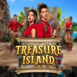 Treasure Island logo by Pragmatic Play at SpinDog Casino